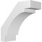 Ekena Millwork 3 1/2-in. W x 8-in. D x 8-in. H Merced Architectural Grade PVC Knee Brace BRCP035X08X08MRC - alternate 1